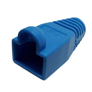 R.J. Enterprises - (200 Pcs) RJ45 Strain Relief Boot Blue RJ-SR-0-BL (Patented) - R.J. Enterprises