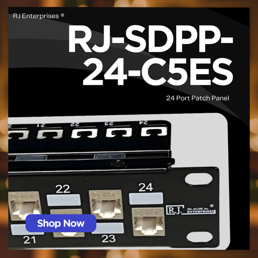 SDPP-24-C5S, 24 port patch panel