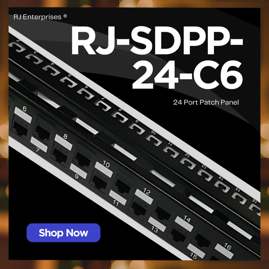 SDPP-24-C6, 24 port patch panel