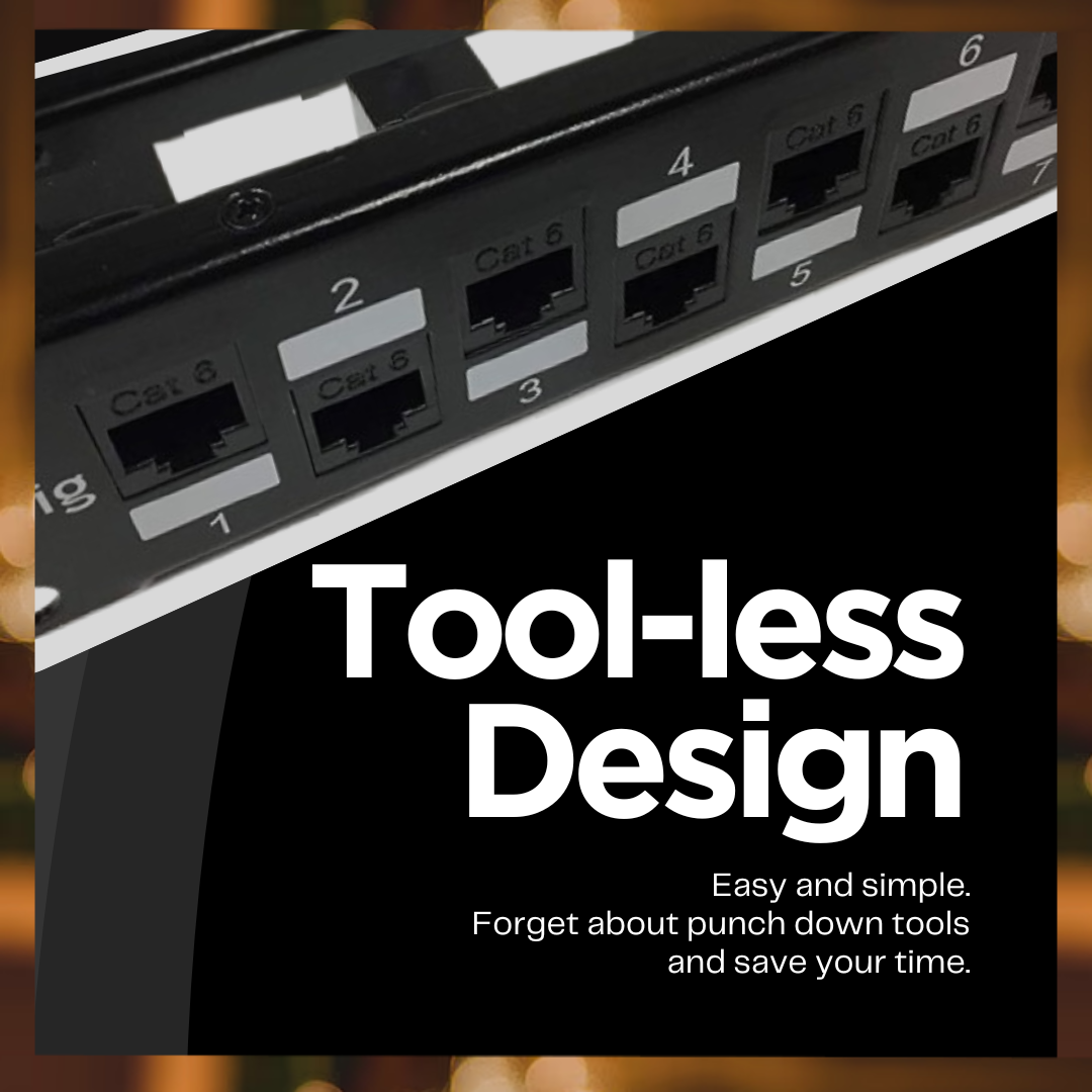 SDPP-24-C6, tool less design, simply plug and play