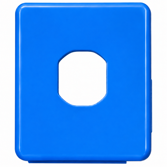 Keystone ST Fiber Adapter Insert, Blue, 100-Pack | D7-AVZH-HKTX