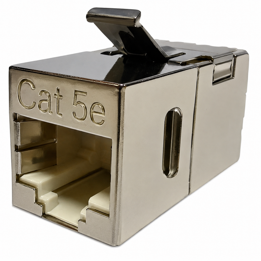 Cat5/5e Shielded RJ45 Keystone Coupler | RJ-210-C5-4S