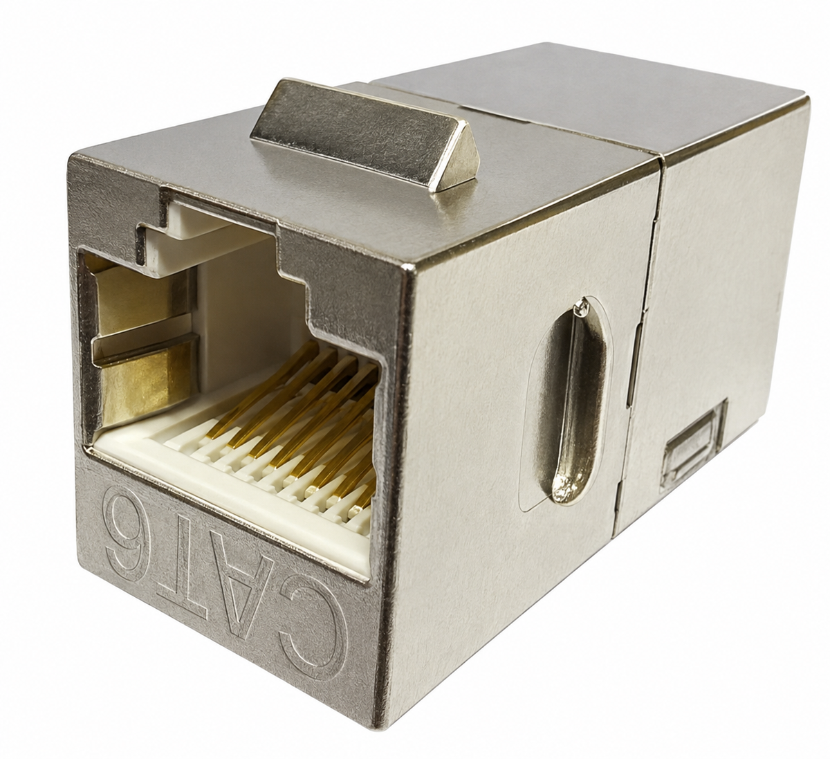 Cat6 Shielded RJ45 Keystone Coupler | RJ-210-C6-S