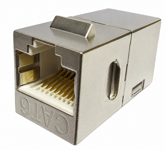 Cat6 Shielded RJ45 Keystone Coupler | RJ-210-C6-S