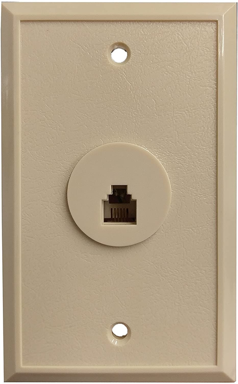 Flush-Mount Telephone Wall Jack, 4-Contact, 50-Pack | 216-4B