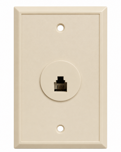 R.J. Enterprises - Flush Mount Wall Jack (4C) (10 Pcs)