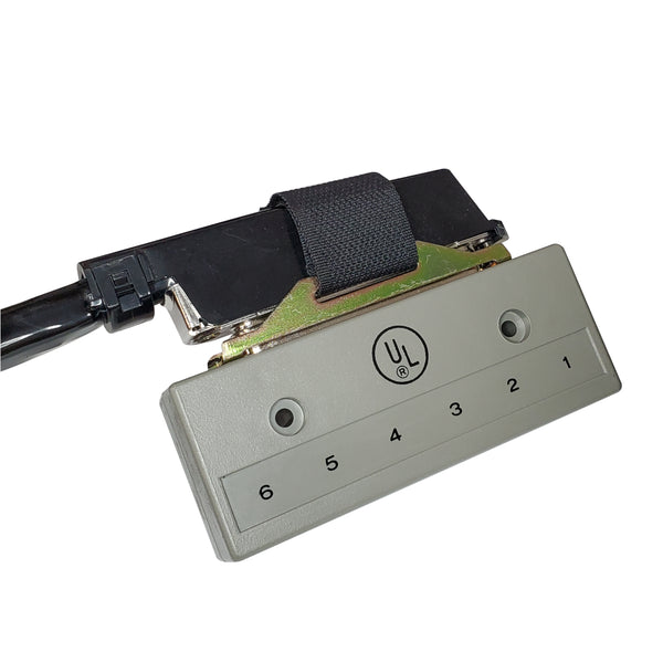 R.J. Enterprises - Harmonica Connector (Male), 6 RJ45 Ports - R.J. Enterprises