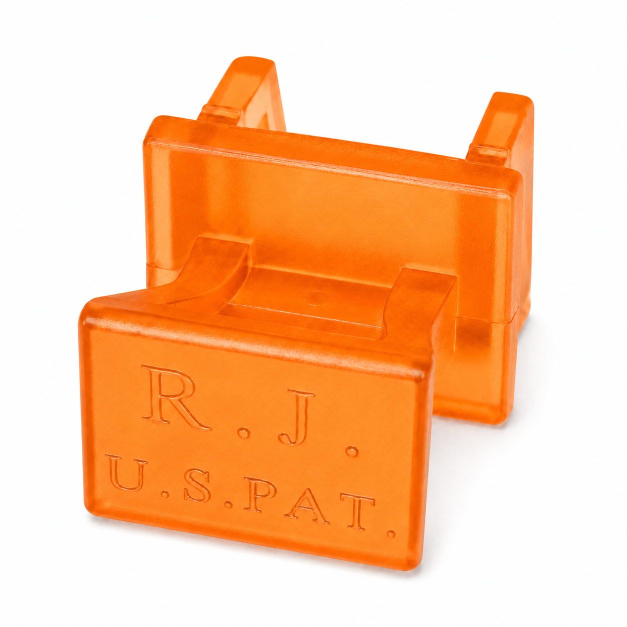 R.J. Enterprises - RJ45 Jack Dust Cover, Cap, Protector, Orange (100 Pcs) - R.J. Enterprises