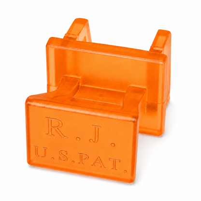 R.J. Enterprises - RJ45 Jack Dust Cover, Cap, Protector, Orange (100 Pcs) - R.J. Enterprises
