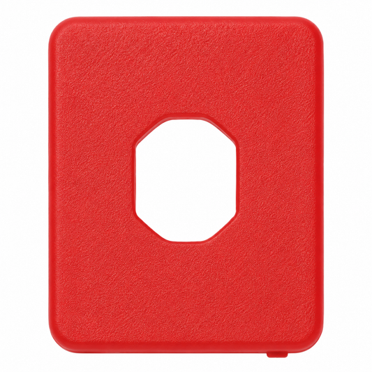Keystone ST Fiber Adapter Insert, Red, 100-Pack | 8K-R151-VXT8