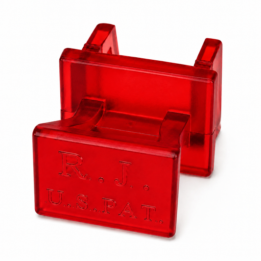 R.J. Enterprises - RJ45 Jack Dust Cover, Cap, Protector, Red (100 Pcs) - R.J. Enterprises