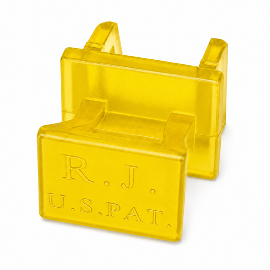 R.J. Enterprises - RJ45 Jack Dust Cover, Cap, Protector, Yellow (100 Pcs) - R.J. Enterprises