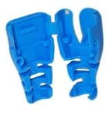 R.J. Enterprises RJ45 Post-Assembly Blue Strain Relief Boot; 2-pc Snap-on Design (100 PC's per bag) - R.J. Enterprises