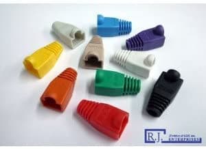 R.J. Enterprises RJ45 Red Strain Relief Boots (100 Pcs Per Bag) (Patented) - R.J. Enterprises