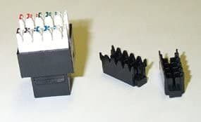 R.J. Enterprises 3013A-6 RJ11 6 Conductor Connector - R.J. Enterprises
