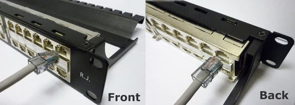 R.J. Enterprises - HDPP-C6-48S - Shielded High Density Patch Panel, 10 Gb, Tool-Less, 48 Port - R.J. Enterprises