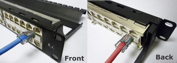 R.J. Enterprises - HDPP-48S-C6A - Shielded High Density Patch Panel, Cat6A 10Gb, Tool-Less, 48 Port - R.J. Enterprises