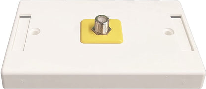 R.J. Enterprises - Wall Plate CATV Coaxial (10pcs/per bag) - R.J. Enterprises