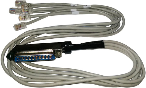 R.J. Enterprises - Amphenol Telco (Female) to 6 RJ45 (Male) Cable, 3 Feet - R.J. Enterprises