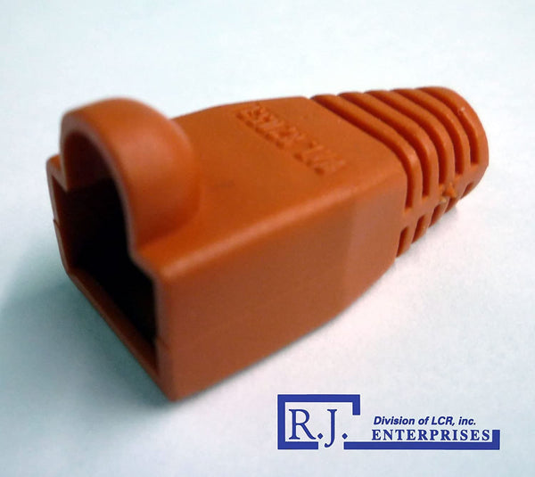 R.J. Enterprises RJ45 Blue Strain Relief Boots (100 Pcs Per Bag) - R.J. Enterprises