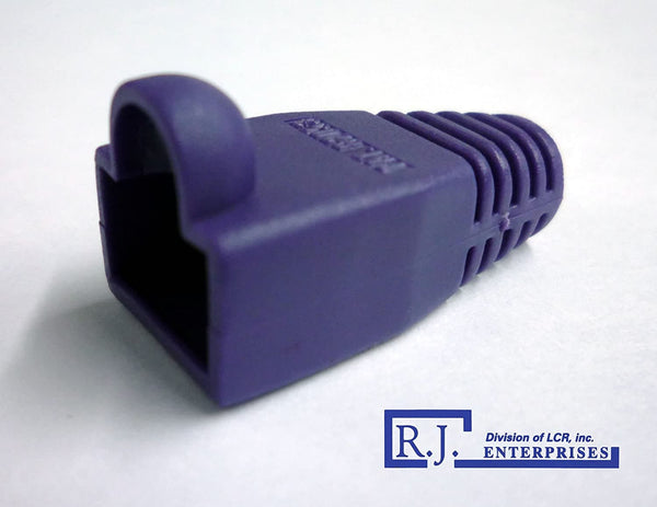 R.J. Enterprises RJ45 Purple Strain Relief Boots (100 Pcs Per Bag) (Patented) - R.J. Enterprises