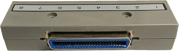 R.J. Enterprises - Telco Harmonica Connector (Female), 8 RJ12 Ports (6P6C) RJ-800T-8(F) - R.J. Enterprises