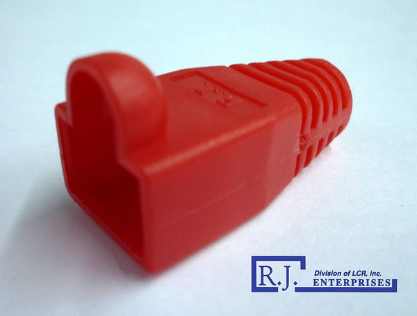 R.J. Enterprises RJ45 Blue Strain Relief Boots (100 Pcs Per Bag) - R.J. Enterprises