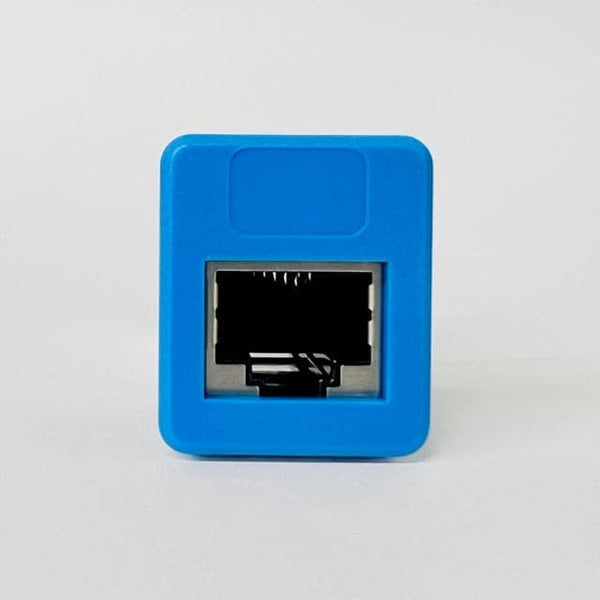 RJ-EC-05 Ethernet coax wall plate, Cat6 Shielded coupler (5 per order) - R.J. Enterprises