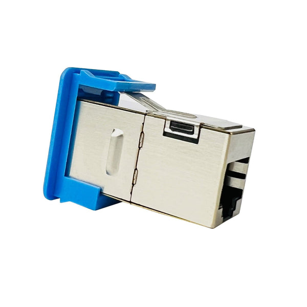 RJ-EC-05 Ethernet coax wall plate, Cat6 Shielded coupler (5 per order) - R.J. Enterprises