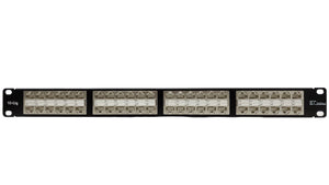 R.J. Enterprises - HDPP-C6-48S - Shielded High Density Patch Panel, 10 Gb, Tool-Less, 48 Port - R.J. Enterprises